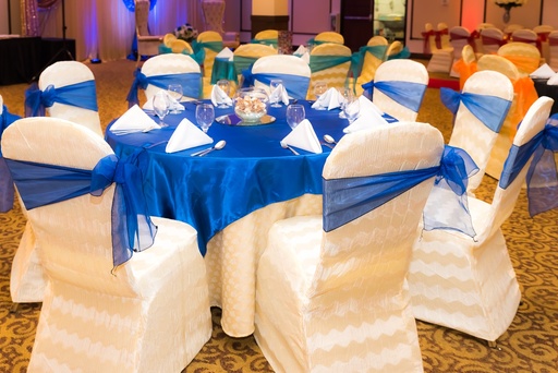 Chair Cover Crinckle Fabric