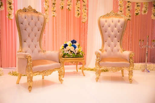 Handcrafted High-Back Chair